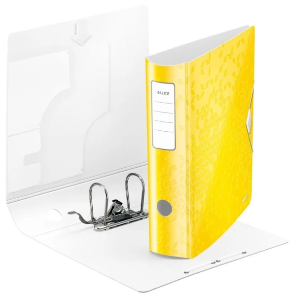 Leitz 1106 Active WOW Sarı Lastikli Geniş Klasör - 2