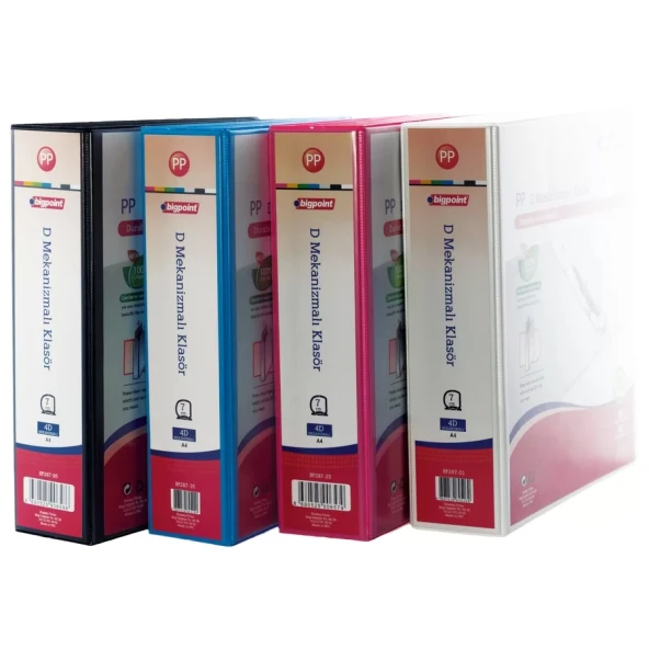 Bigpoint 4D Mekanizmalı Klasör 7 cm Açık Kırmızı - 2