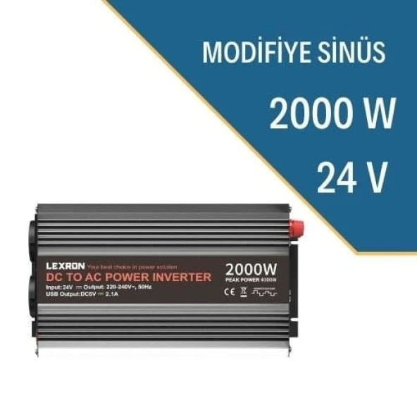 Lexron 2000w-24v Modifiye Sinüs İnverte