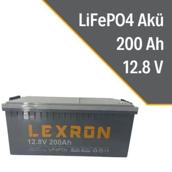 Lexron 200ah 12.8v Lityum Akü Lifepo4