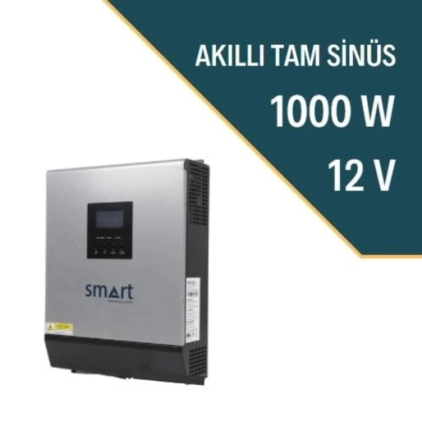 Smart 1KW 1000 W 12V Tam Sinüs Akıllı İnverter