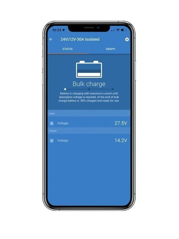 24/12V 30A İzoleli DC-DC Şarj Cihazı Charger Bluetooth Özellikli, ORI241236120, Victron