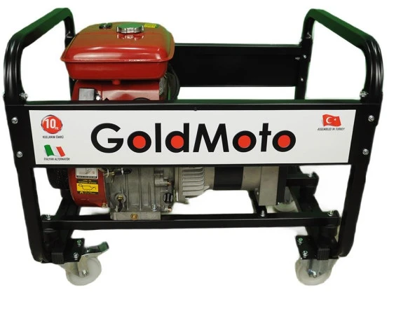 GoldMoto GM5.5BJWS Benzinli Jeneratör 5.9Kva Monofaze