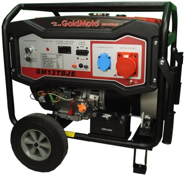 GoldMoto GM12BJ Benzinli Jeneratör Monofaze 12kVA