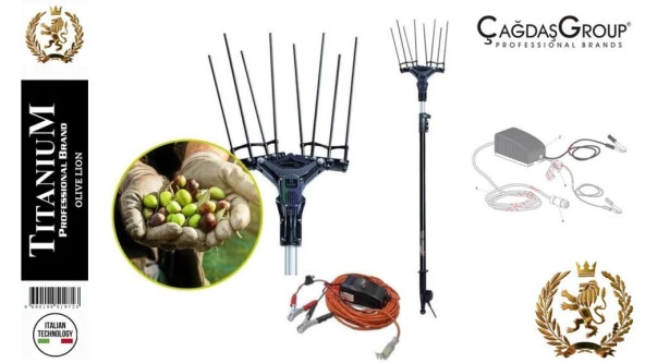 Titanium Olive Lion Plus Akülü Zeytin Meyve Hasat Makinesi 33V Taraklı ürün görseli