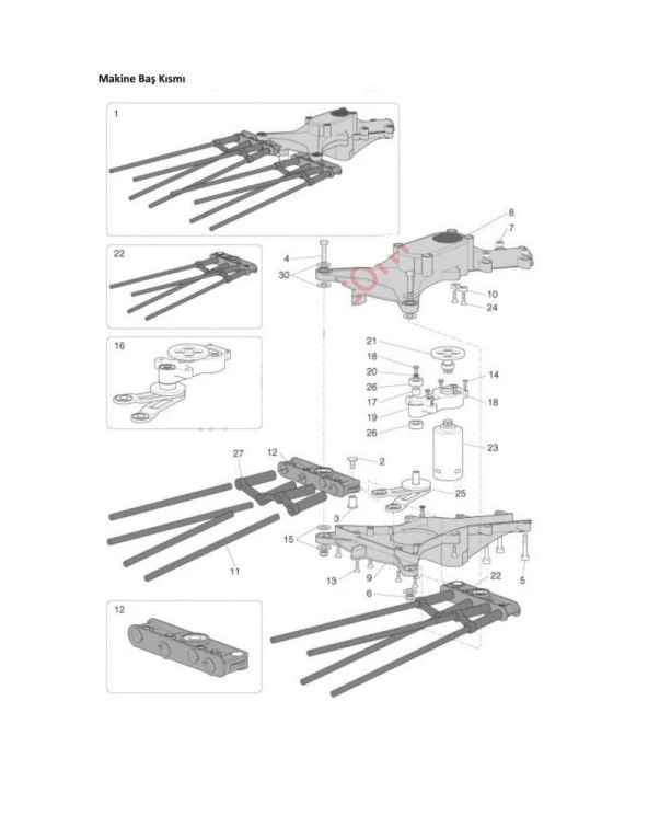 Titanium Olive Lion Plus Akülü Zeytin Meyve Hasat Makinesi 33V Taraklı - Resim 5
