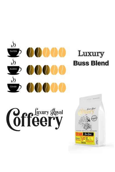 Buss Blend Yumuşak İçim 1000 gr Filtre Kahve (Çekirdek) - Resim 2