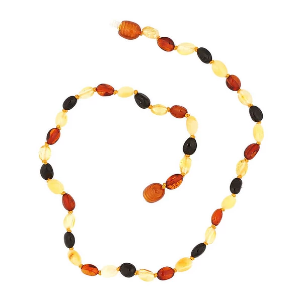 Bebek Damla Kehribar Diş Kolye - Resim 3