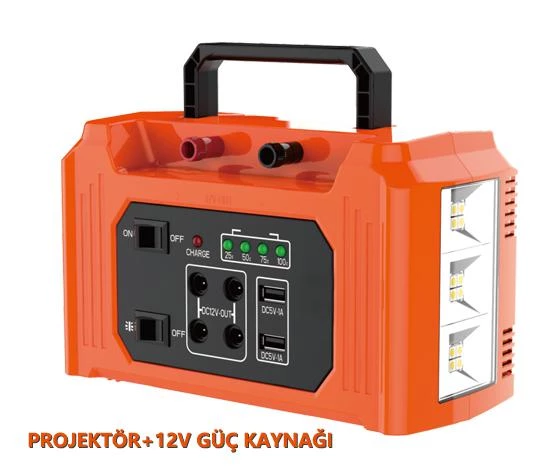 LED PROJEKTÖR 12V GÜÇ KAYNAĞI POWERBANK KAMAL KM-1271 - 1