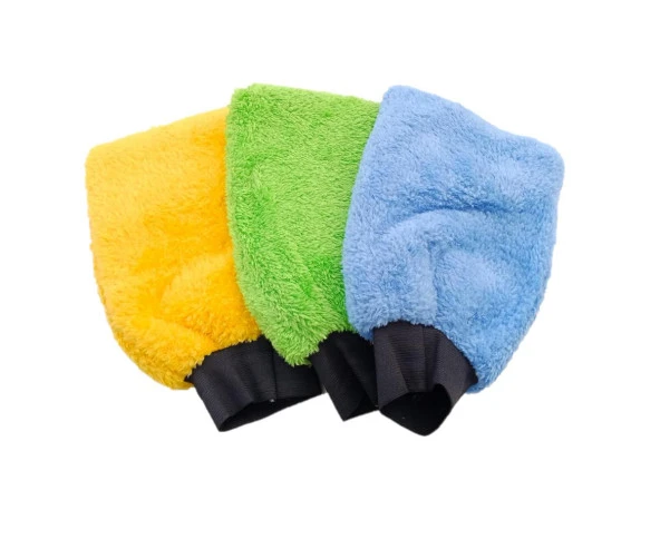 ALPARS Mikrofiber Oto Yıkama Parlatma Eldiveni 3 Adet ürün görseli