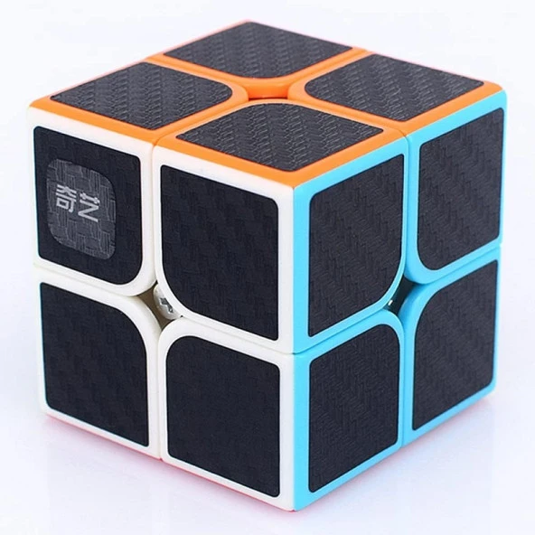 PROFESSIONAL 2X2 QY SPEED CUBE 2X2 CORBON FİBER CUBE VIP 2X2 ZEKA KÜPÜ 2X2 HIZ KÜPÜ 2X2 RUBİKS CUBE - Resim 3