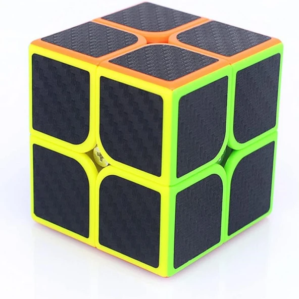 PROFESSIONAL 2X2 QY SPEED CUBE 2X2 CORBON FİBER CUBE VIP 2X2 ZEKA KÜPÜ 2X2 HIZ KÜPÜ 2X2 RUBİKS CUBE - Resim 5