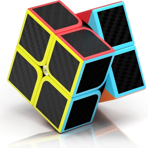 4 SET PROFESSIONAL QY SPEED CUBE CORBON FİBER CUBE VIP 4LÜ SET 2X2 3X3 4X4 5X5 ZEKA KÜPÜ RUBİKS CUBE - Resim 2