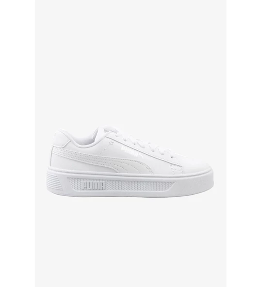 Puma Smash Platform V3 Kadın Beyaz Sneaker 39075801 - 2