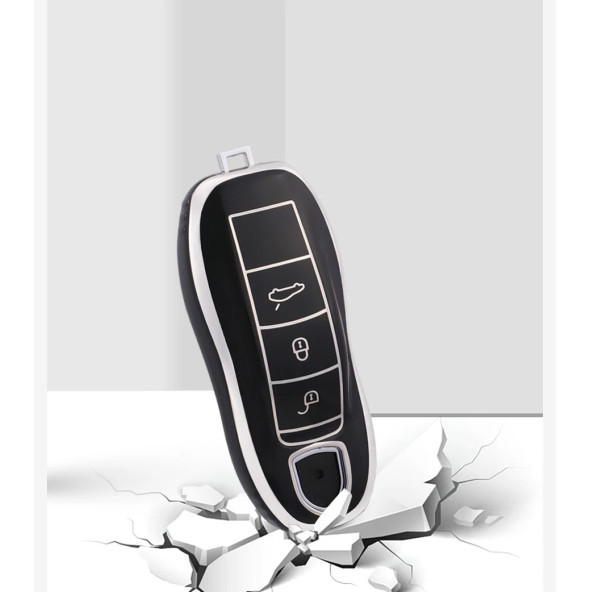 PORSCHE CAYENNE 911 MACAN PANAMERA CAYMAN BOXSTER TPU ANAHTAR KILIF - Resim 2