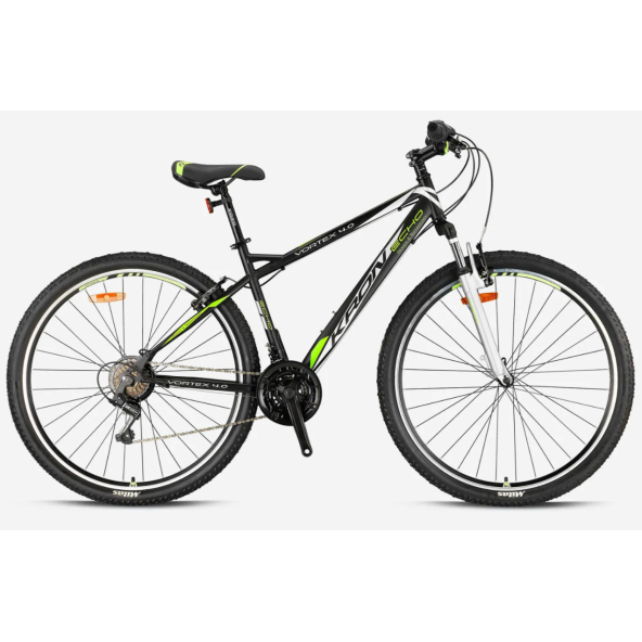 KRON VORTEX 4.0 29 JANT 21 VİTES V FREN MAT SİYAH-NEON SARI/GRİ - 2