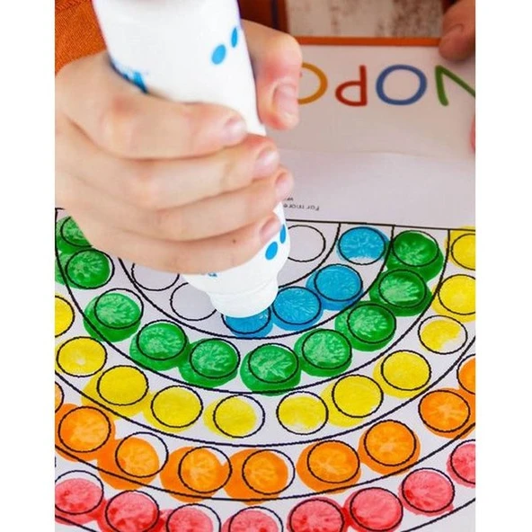 Lino Dot Marker 3lü Yıkanabilir Boya Kalemi - Resim 3
