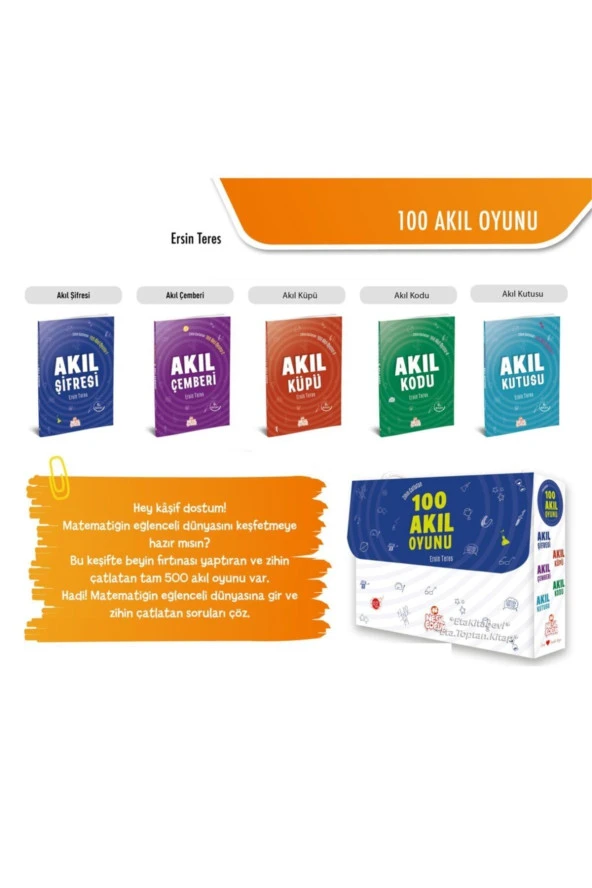 Nesil Yayınları Zihin Çatlatan 100 Akıl Oyunu Seti (5 Kitap)