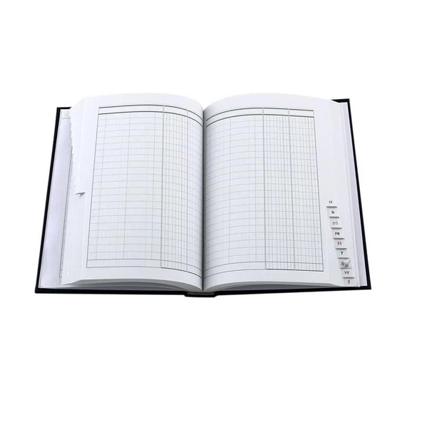 Elma Ticari Fihrist 20x28 CM 16 Yaprak 28 Basamak Ticari Fihrist - 2