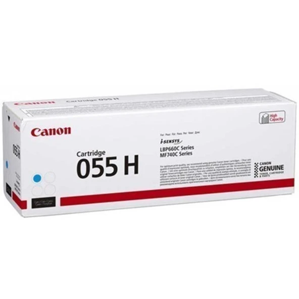 Canon CRG-054H C Cyan Mavi Yüksek Kapasiteli Toner MF645 ürün görseli 1