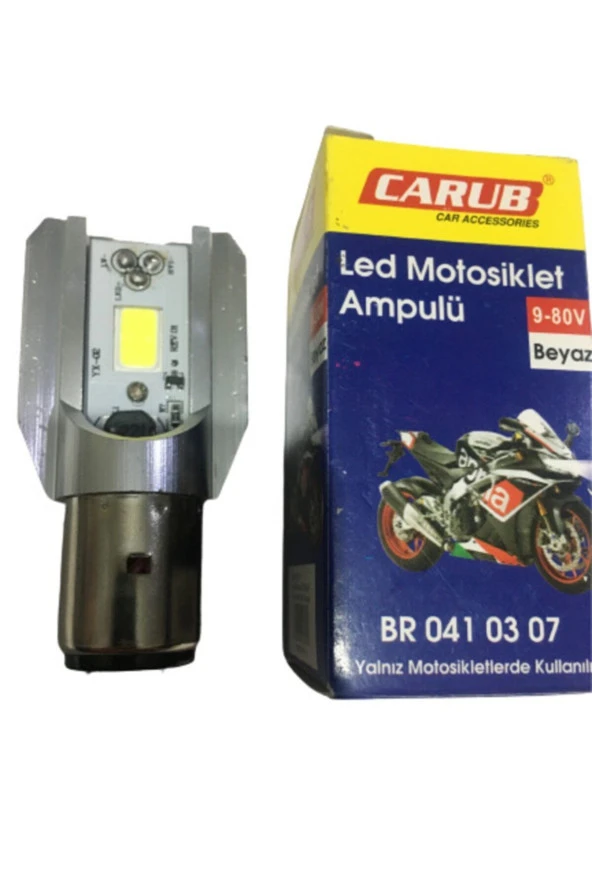 Power Led 12v 35/35w Kesik Tip Ampul Beyaz Işuk Carub - 4