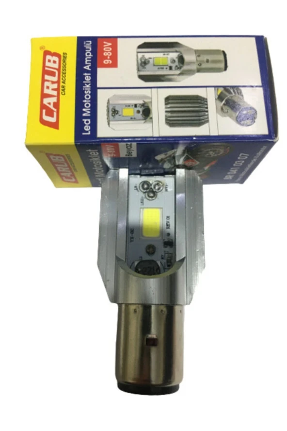 Power Led 12v 35/35w Kesik Tip Ampul Beyaz Işuk Carub - 6