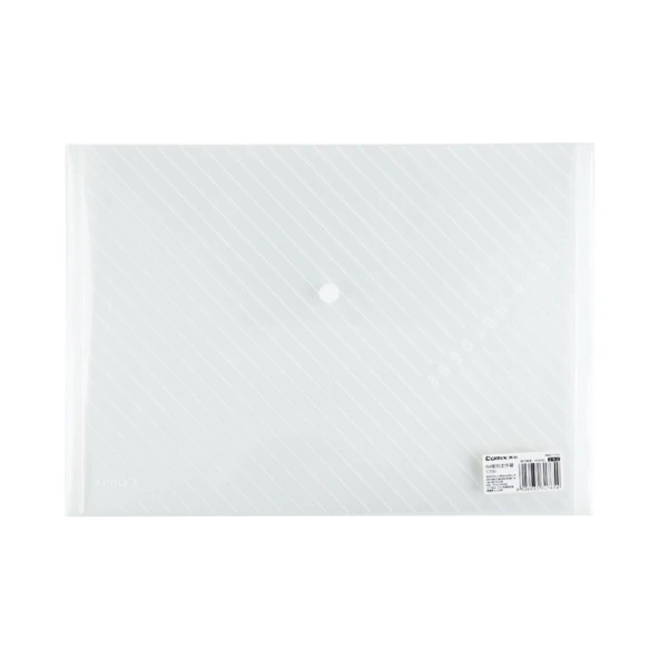 Comix Çıtçıtlı Dosya A4 Çizgili Desenli Çıtçıt Dosya (10 Lu Paket)