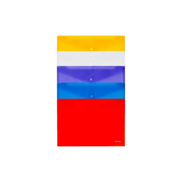Noki Çıtçıtlı Dosya Renkli Çıtçıtlı Dosya (12 Li Paket)