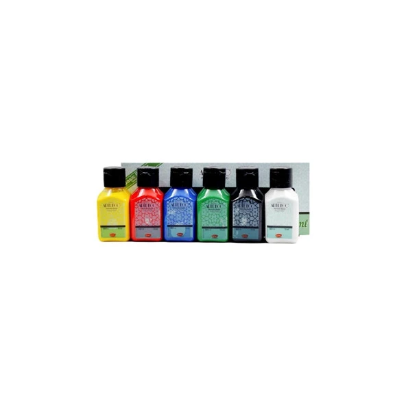 Artdeco Parmak Boyası Seti 6 x 75 Ml Parmak Boyası