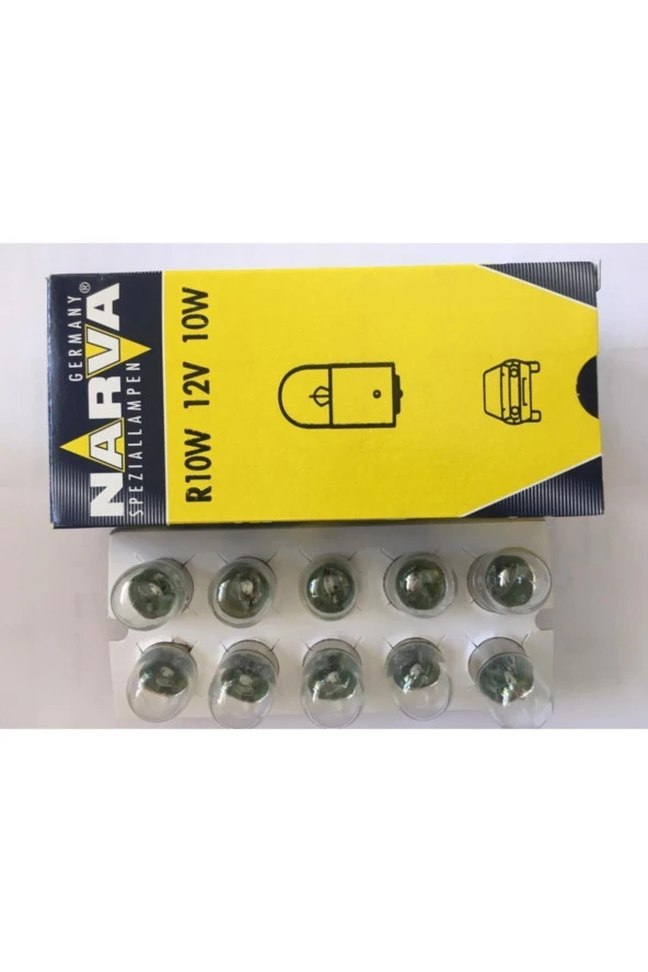 12v 10w Sinyal/stop Ampulu 10 Lu Paket