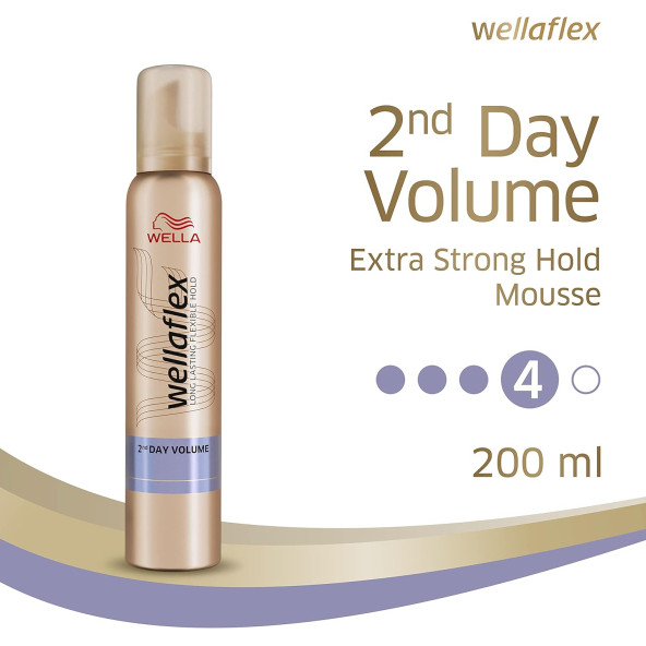 Wellaflex 2 Gün Hacim Kazandıran Saç Köpüğü 200 ml 1 Adet - 4