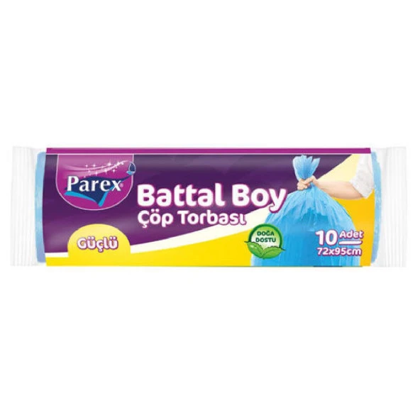 Parex Çöp Torbası Güçlü Battal Boy 10'lu