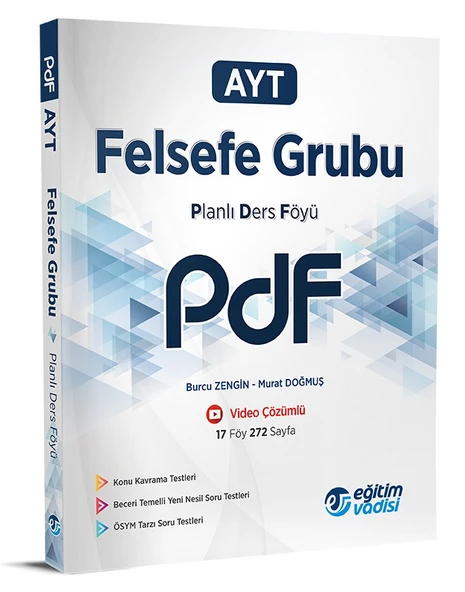 Eğitim Vadisi 2024 Ayt Felsefe Gurubu Pdf Planlı Ders Föyü