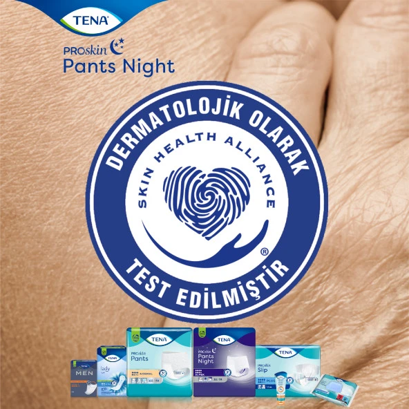 Tena ProSkin Pants Night Medium Orta Beden Gece için Süper Emici Külot 30 lu paket - 7