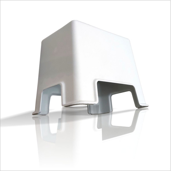 Beyaz Banyo Balkon Salon Küvet Ayak Koyma Pufu Oturak Taburesi Merdiveni Basamak Yükseltici Basamağı - 2