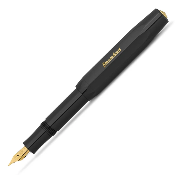 Kaweco Klasik Sport Dolma Kalem, Siyah, F Uç / 10000004