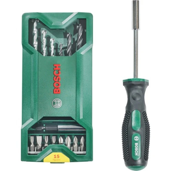 Bosch X-Line 15+1 Parça Mini Aksesuar Seti