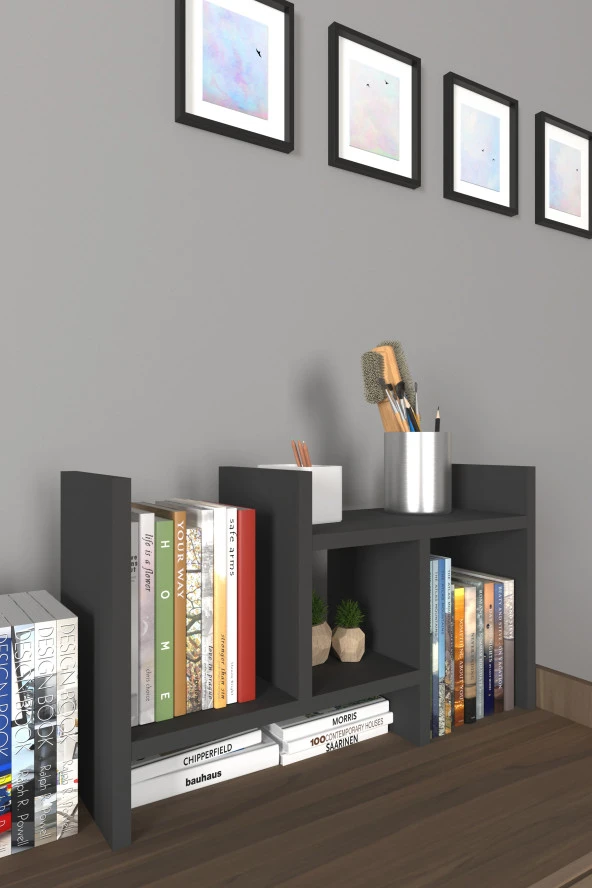 Mirobi Arles 2 Masa Üstü Ayarlanabilir Raf İki Raflı Masa Tezgah Üstü Organizer Masa Düzenleyici Tez - 2