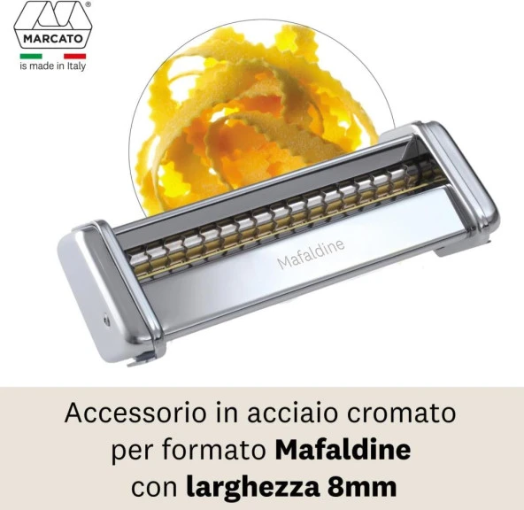Marcato Atlas 150 Makarna Makinesi Mafaldine Aksesuarı - Resim 2