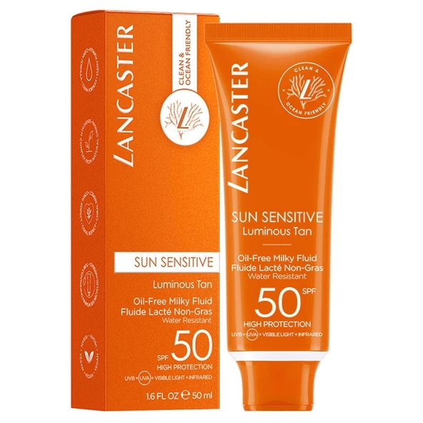 Lancaster Sun Sensitive Oil-Free Milky Fluid SPF50 50 ml