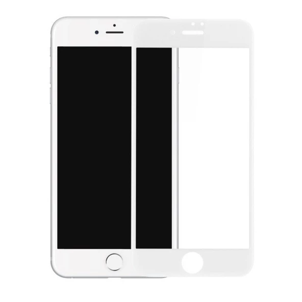 Apple iPhone SE 2020 5D Tam Kaplayan Ekran Koruyucu Kırılmaz Cam - 4