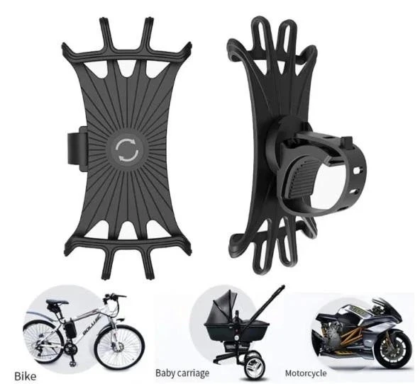 Esnek Silikon Örümcek Bisiklet Telefon Tutucu - Resim 2