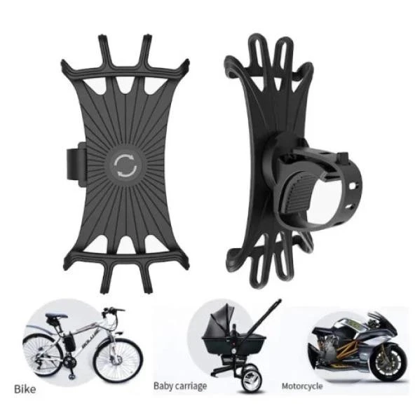 Silikon Esnek Bisiklet Telefon Tutucu - Resim 4