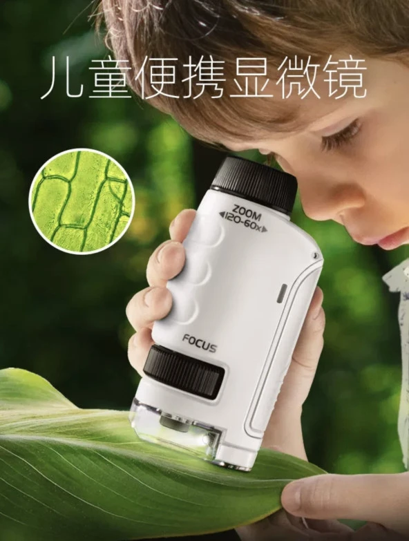 PEROKS Mini Ayaksız El Mikroskobu 250X (Çocuklar için -Cep boy)Küçük bilim insanları ve meraklı kaşifler için harika bir fırsat! - 4