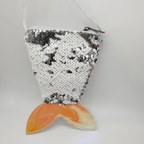 Pullu Balık Kuyruğu Bebek Çantası - 6