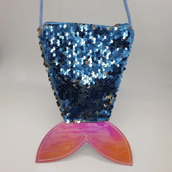 Pullu Balık Kuyruğu Bebek Çantası - 2