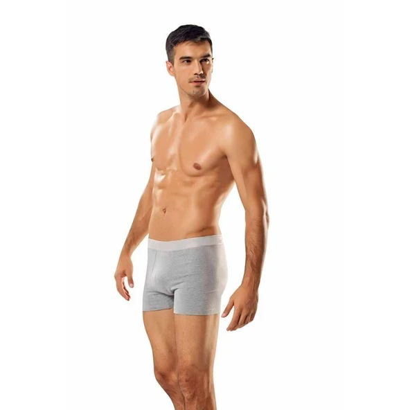 TUTKU 0114  Likralı Pamuk Erkek Boxer - 3