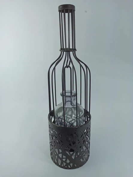 KENT METAL MUMLUK SİYAH CAM İÇ