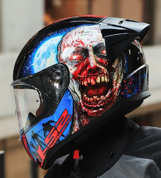 LS2 Rapıd 2 Race Zombıe Fullface Motosiklet Kaskı