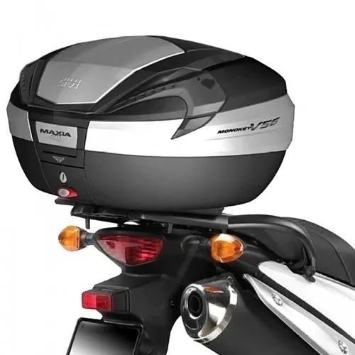 Givi V56NT Maxia Motosiklet Arka Çanta Gri Reflektörlü - Resim 2